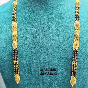 22crt Gold Antique Mangalsutra by Suvidhi Ornaments