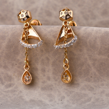 18CT  Rose Gold Exclusive Hallmark Ladies Earring...