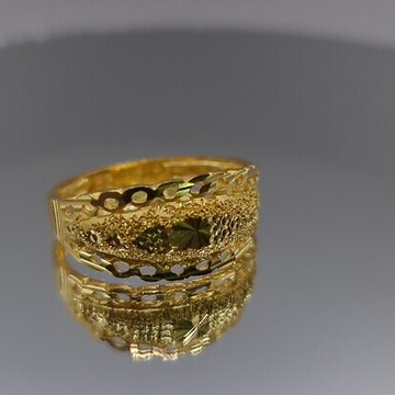916 Hallmark Gold Ladies Ring by Sangam Jewellers