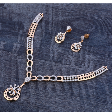 18Ct Rose Gold Delicate Hallmark Ladies Necklace S...
