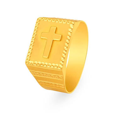 916 gold regal design ring