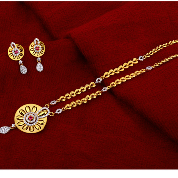 22KT Gold Ladies Fancy Chain Necklace CN246