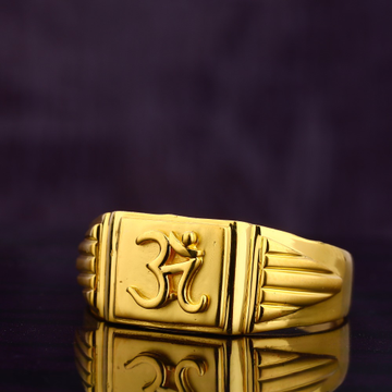 916 Gold Am Symbol Men's Ring MGR168