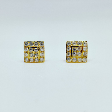 18 KT 750 Hallmark square shape diamond delicate L... by Harekrishna Gold