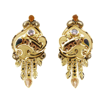 22K Gold Fancy Earring by 