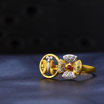 916 Gold CZ Ladies Gorgeous Ring LR1277