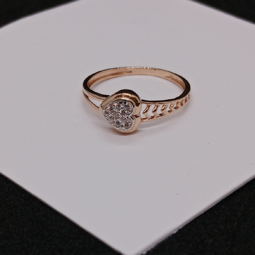 18k Rose Gold Diamond Ladies Rings by 