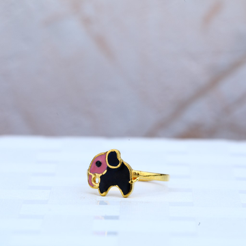 Kid Elephant Gold 22K Ring-KR46