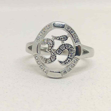 All In Stock Round Ohm Symbol Oxidized Sterling Silver Ring Size 7 -  Walmart.com