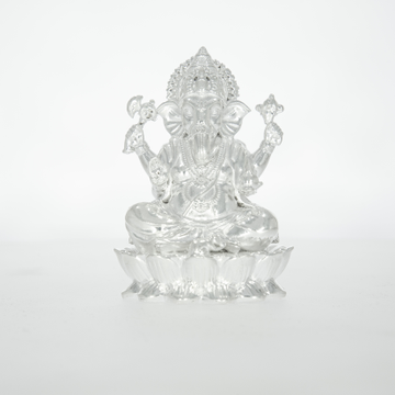 Lord Ganesha Silver Idol