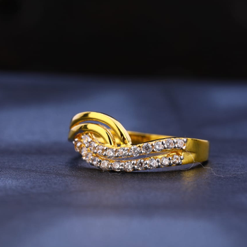 916 Gold Hallmark Stylish Ladies Ring LR324