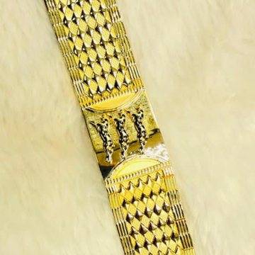 Gold Dazzling Gents Bracelet by 