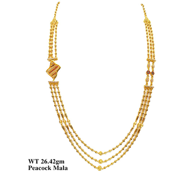 22K Peacock Mala by 