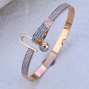 750 Rose Gold Classic Hallmark Ladies Bracelet RLK...