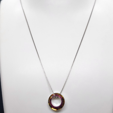 Silver Fancy Chain Pendant by 