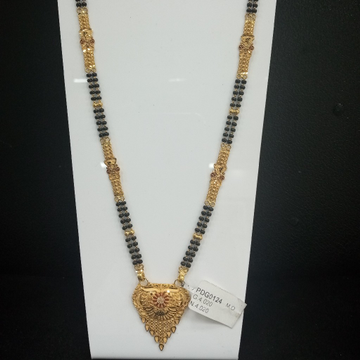 Mangalsutra pendant by Aaj Gold Palace