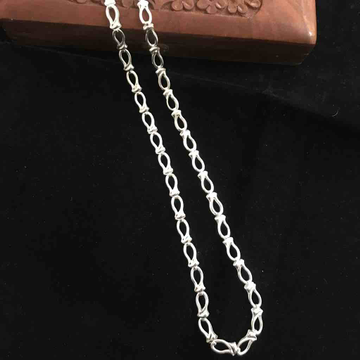 925 silver Indo Italian Hollow chain by Veer Jewels