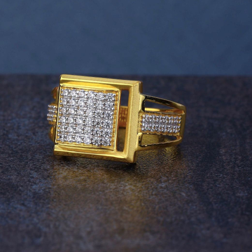 916 Gold CZ Diamond Ring by R.B. Ornament