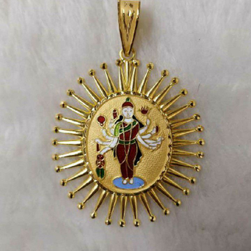 916 Gold Sadhi Maa Designer Pendant