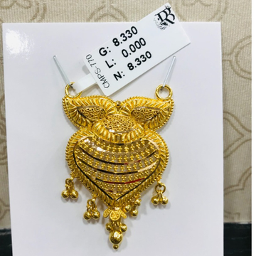 22 carat gold ladies mangalsutra RH-MN785
