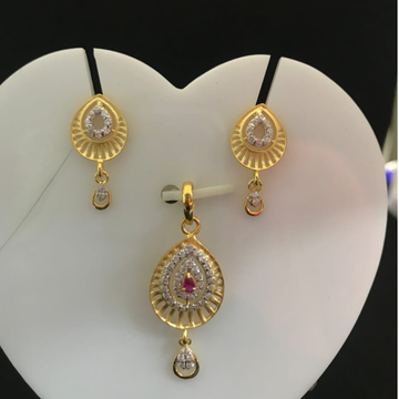 Ladies Pendant Set 916 Cz by 