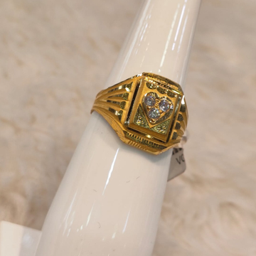 22KT Gold Hallmark Heart Design Ring by Panna Jewellers