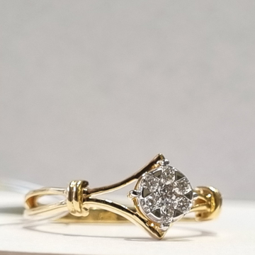 pressure solitaire with knot ring by 