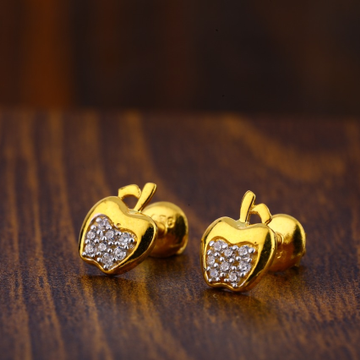 22CT Gold Hallmark Stylish Ladies Tops Earrings LT...