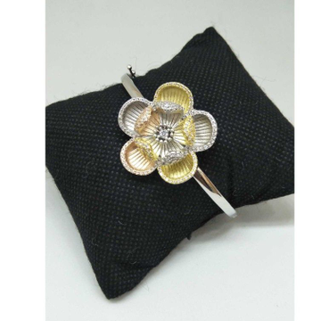 925 sterling silver designer flower ladies bracele... by 