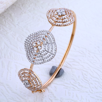 18KT Rose Gold  stylish CZ Ladies Bracelet RLKB186