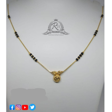 22 carat gold classical ladies mangalsutra RH-LM59...