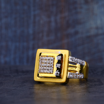 Mens Gold Fancy Ring-MR374