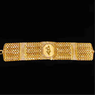 22KT Gold Exclusive Krishna Bracelet by Prakash Jewellers