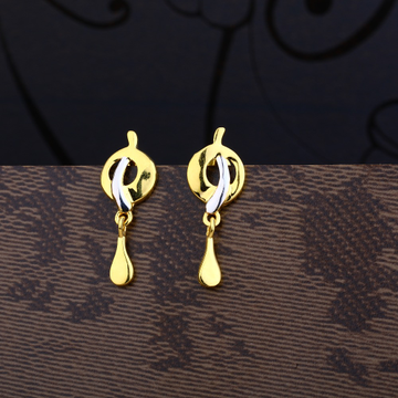 Ladies 22K Gold Casting Designer Earring -LPE83