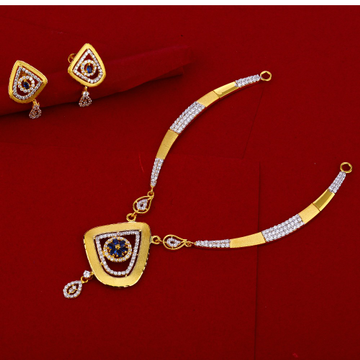 916 Gold Hallmark exclusive Women's Necklace Set L...