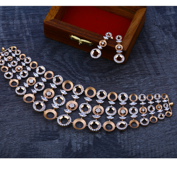 18kt  rose gold hallmark  necklace set  RN65
