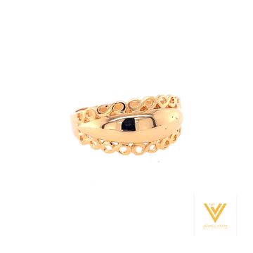 22k gold plain band ring by 