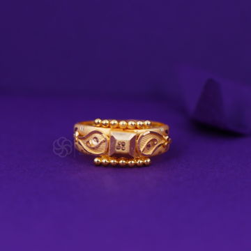 916 gold ladies plain rings by Sneh Ornaments