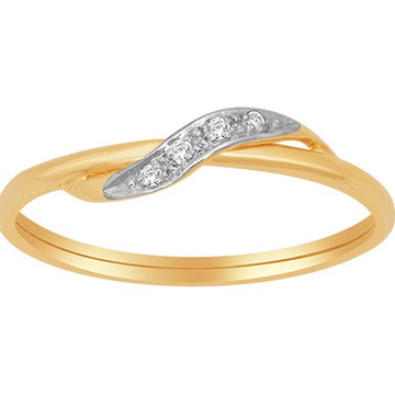 18k rose gold real diamond ring mga - rdr003