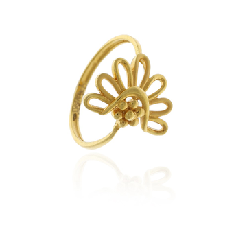 floweret Gold Casting ring.