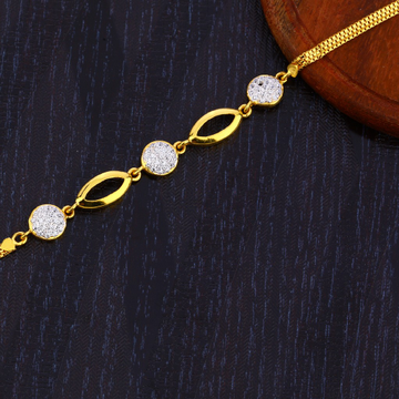 Buy Estele Gold Plated Elegant Designer Chain Bracelet For Girls - Women  Online