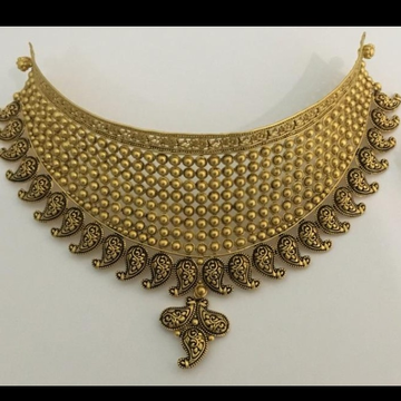 916 Gold Necklace by Sangam Jewellers