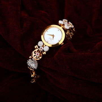 18K Ladies Rose Gold Watch-RLW14