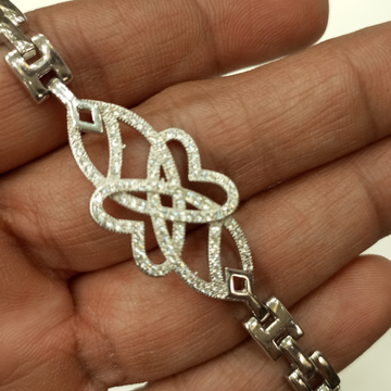 925 silver Infinity design bracelet by Jay Ambe Jewellers