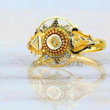 Fancy Plain Gold Casting Ladies Ring LRG -0828