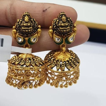 Antique Gold Jhumki by 
