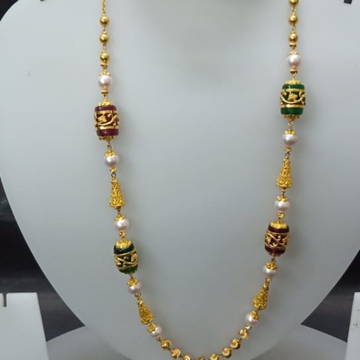 22 KT Gold Fancy Special Occasion Antique Mala CJA... by Celebrity Jewels