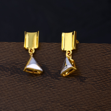 Ladies 916 Gold Fancy Cz Earring -LPE137