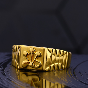 916 Gold Hallmark Delicate Gentlemen's Plain Ring...