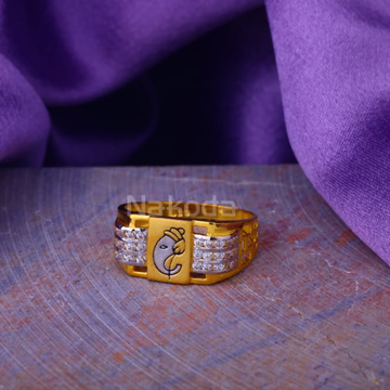22KT Gold Hallmark Fancy Mens Ring MR986